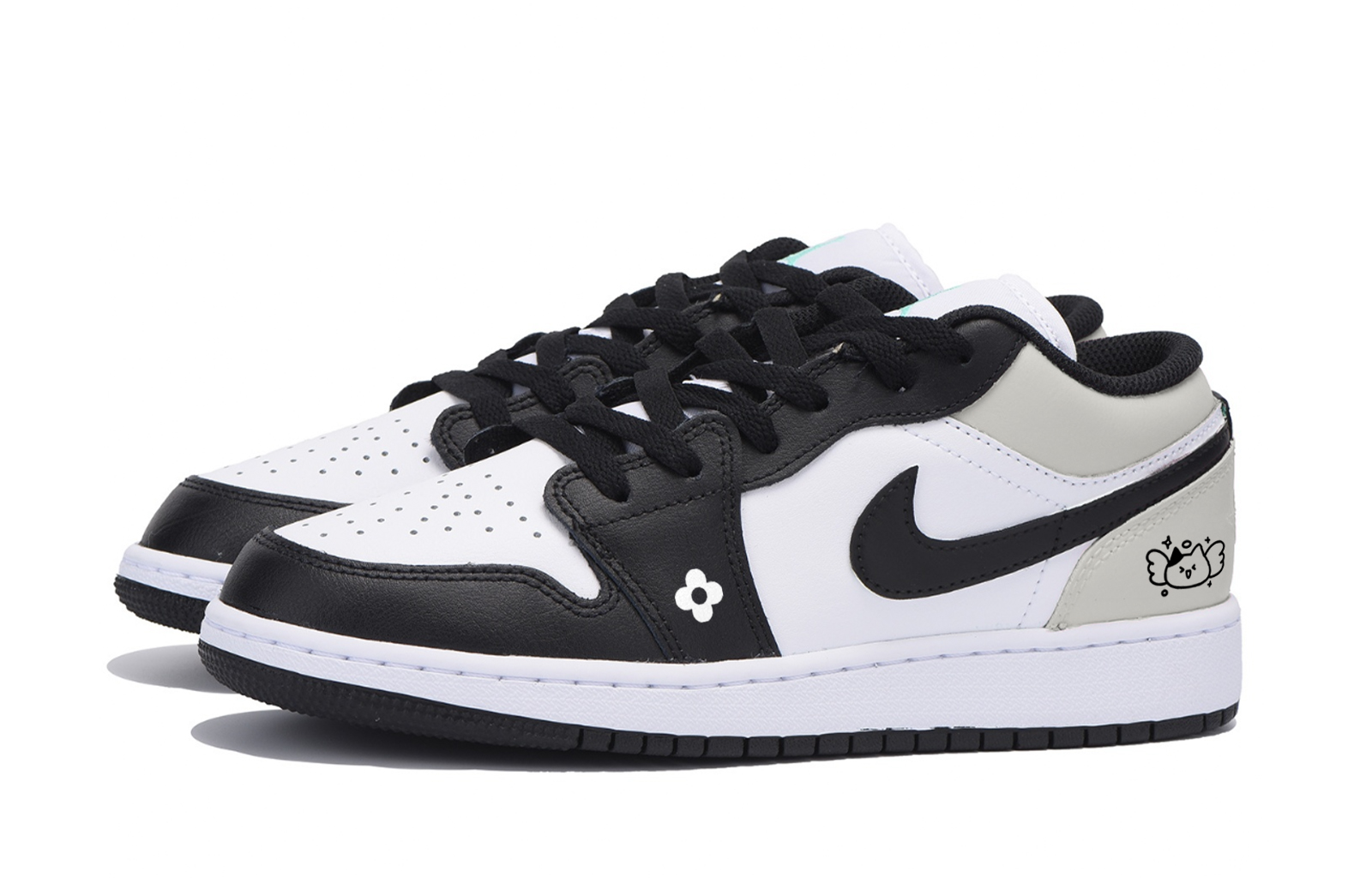 Jordan Air Jordan 1 Low top Vintage Basketball Shoes Men’s White