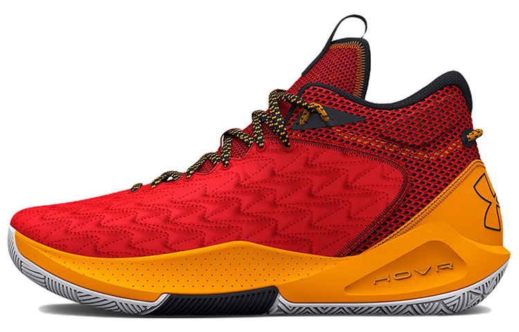 Мужские кроссовки Under Armour Under Armour Havoc 5 Clone (красно-желтые)