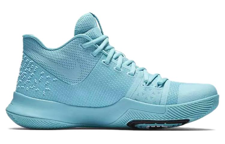 Мужские кроссовки Nike Kyrie 3 Aqua (голубые) — фото 2