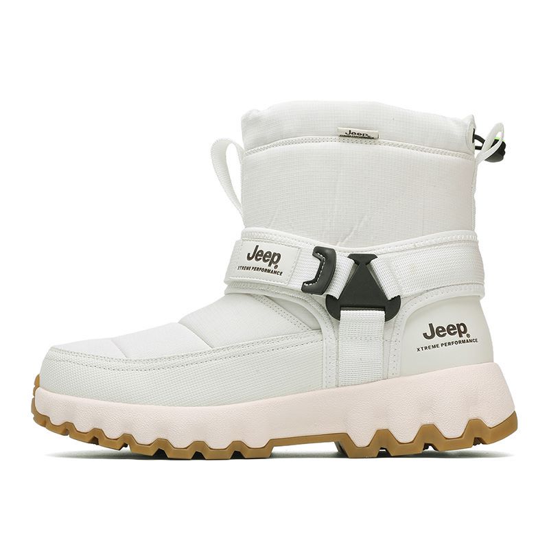 Jeep Thermal Abrasion Resistant Cushioning Height Increasing Slip Resistant Coverage Short Snow Boots Unisex