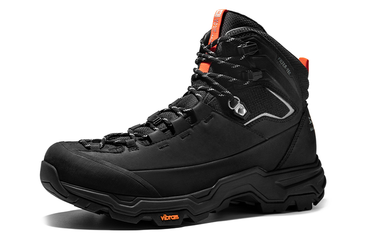 KAILAS N53 2 FLT Collection Non Slip And Waterproof Mid top Outdoor Snowfield Mountaineering Shoes Men’s Ink Black