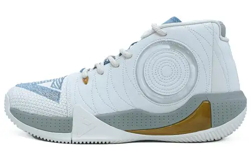 PEAK Cushioning Slip Resistant Abrasion Resistant Low top Basketball Shoes Men's White Green
