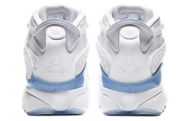 Мужские кроссовки Jordan Air Jordan 6 Rings UNC (бело-синие) — Белыйсиний — фото 5