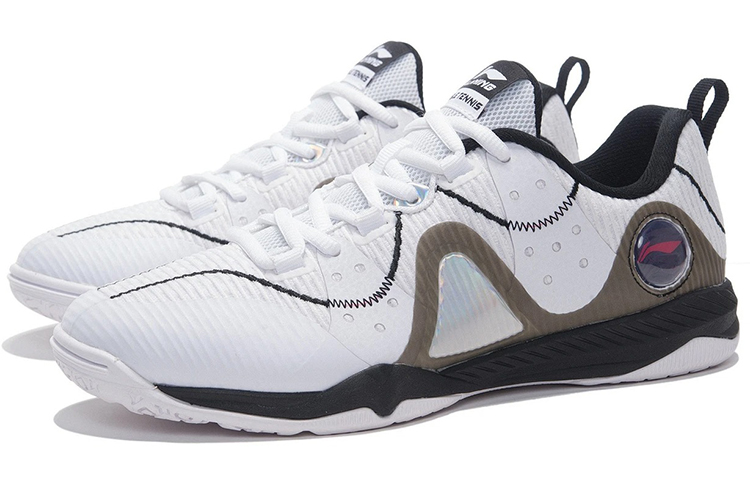 Li Ning Overlay Textile, Synthetic Leather, TPU Cushioning Slip Resistant Abrasion Resistant Breathable Low top
