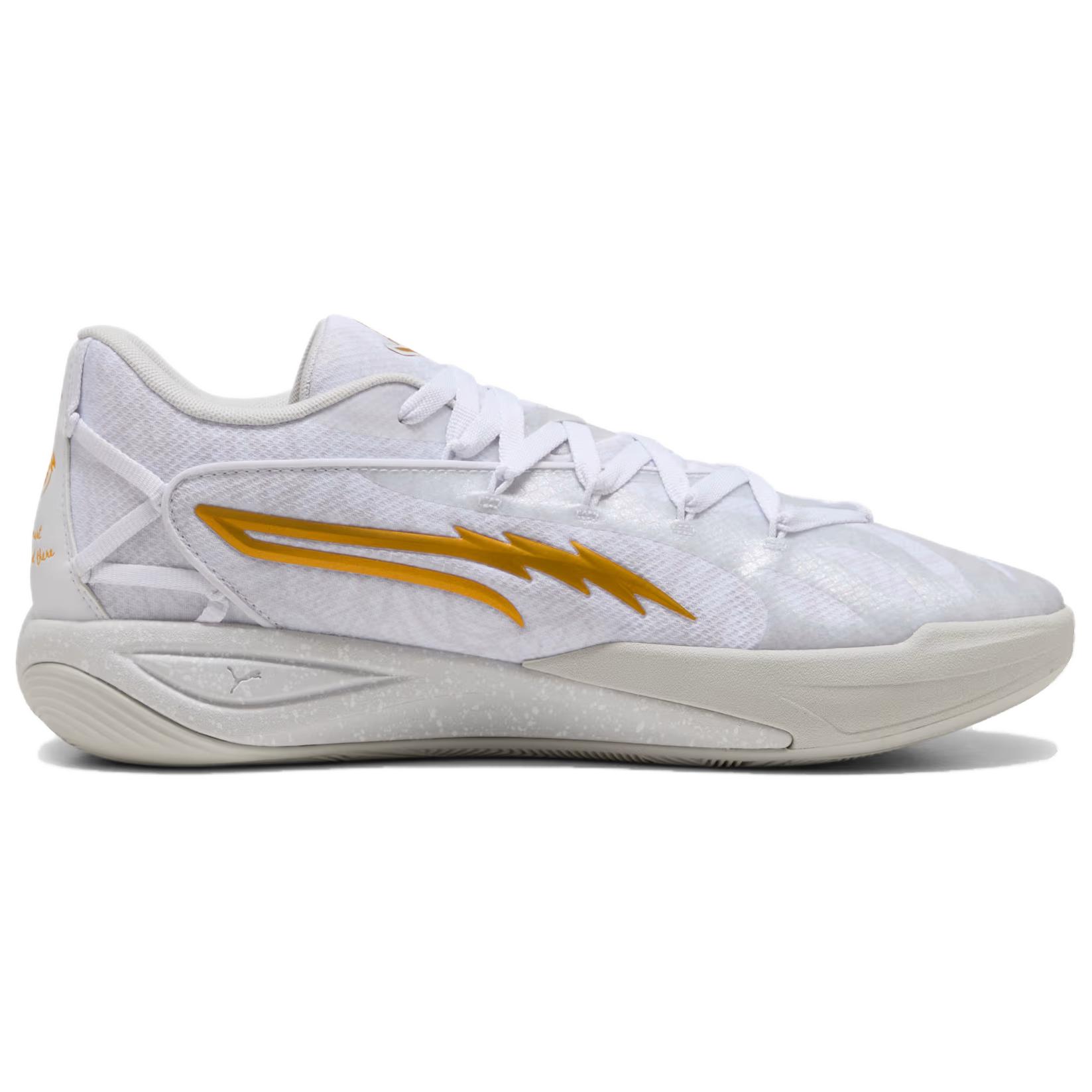 HARRY POTTER x PUMA Stewie 4 Cushioning Slip Resistant Support Basketball Shoes Unisex White Green
