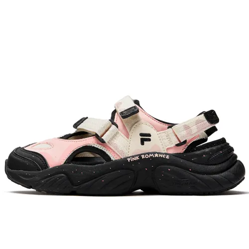 FILA FUSION Conch Freedom Panda, Dream Of Stars Beach Sandals Women's Pink Black
