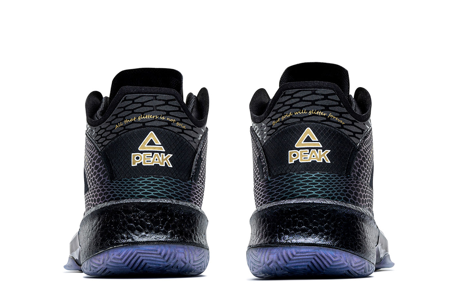 PEAK State Extremely Large Triangle 1.0 Fabric Cushioning Slip Resistant Abrasion Resistant Mid top Basketball Shoes