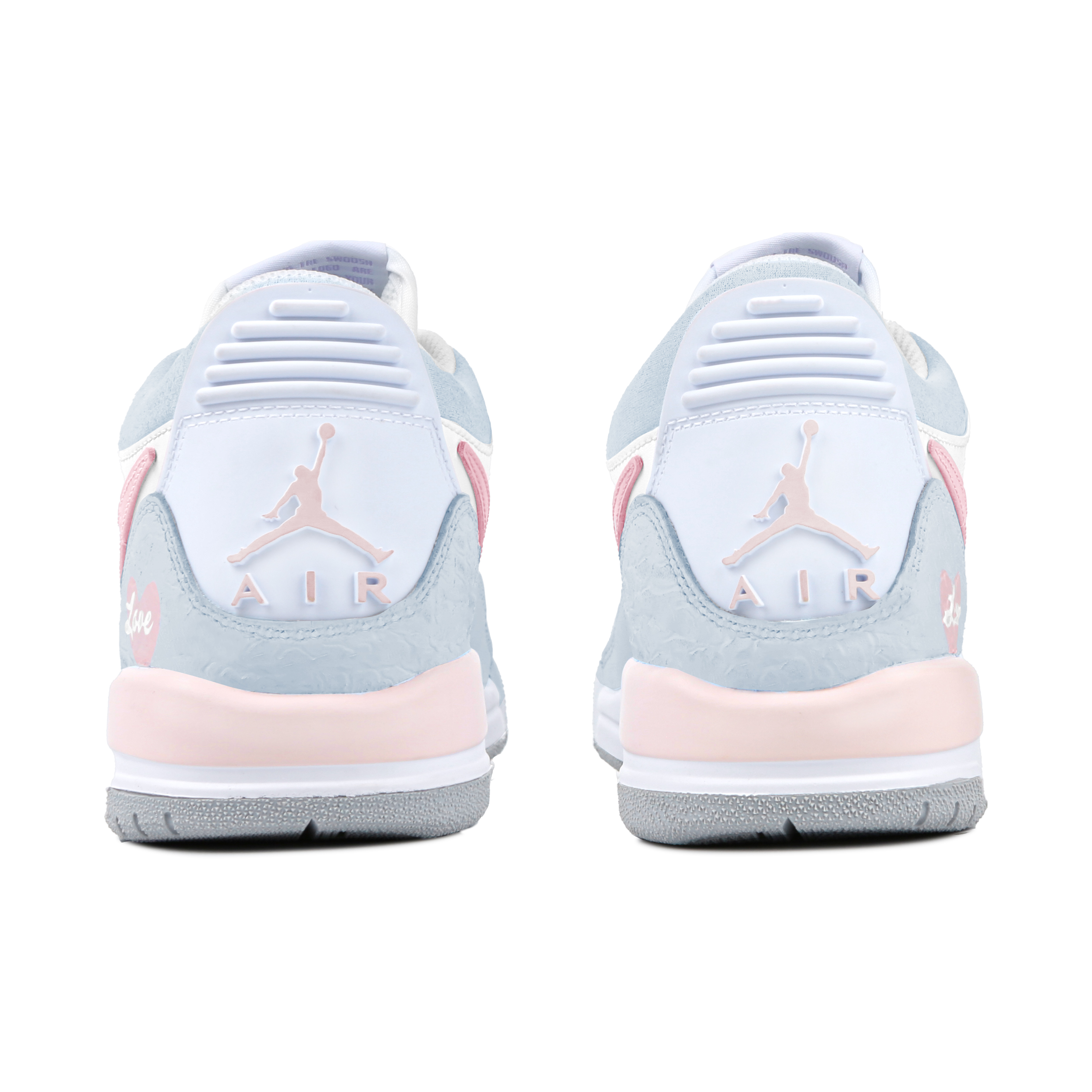Jordan Legacy 312 Abrasion Resistant Abrasion Resistant Low top Vintage Basketball Shoes Unisex Cerulean