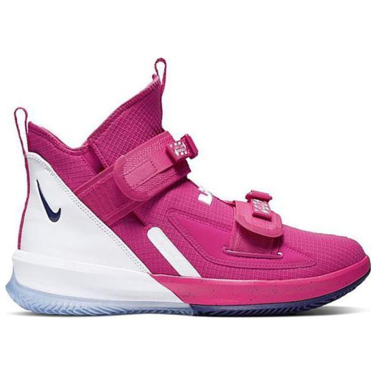 Кроссовки Nike zoom soldier 13 (ярко-розовые) — 玫红/白 — фото 2