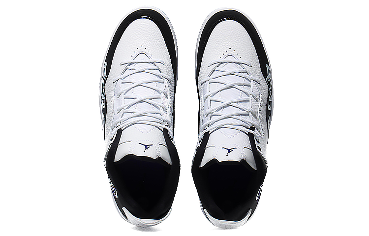 Jordan Courtside 23 Slip Resistant Abrasion Resistant Mid top Vintage Basketball Shoes Men’s Black White