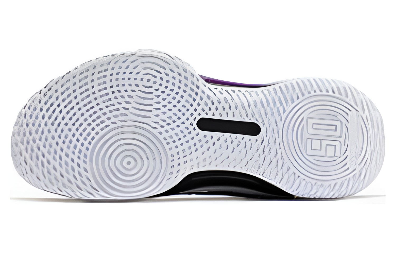 361° AG Pull Up 1.5 Basketball Shoes Men’s Low Top Obsidian Black/361 Degrees White/Purple/Blue