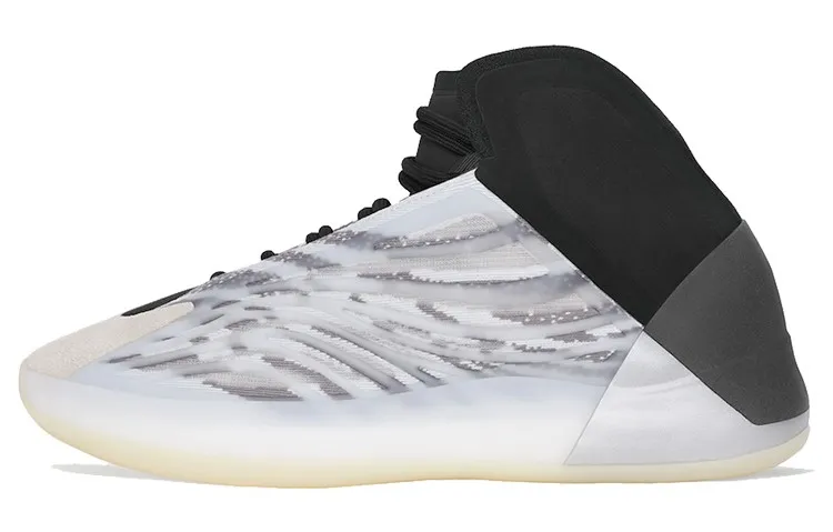 Adidas Originals Yeezy QNTM Black White Performance Basketball Model Comfortable High top Performance Basketball Shoes