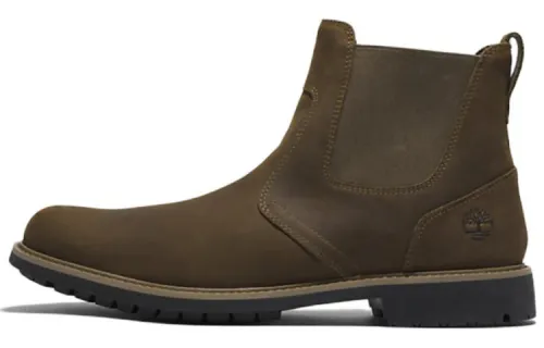 Timberland Stormbucks Ankle Length Chelsea Boots Army Green