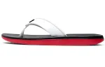 Nike Kepa Kai White Black Red Slippers 'White Black Red'