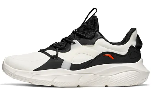 ANTA Training Shoes Men's Low Top Ivory White/Black