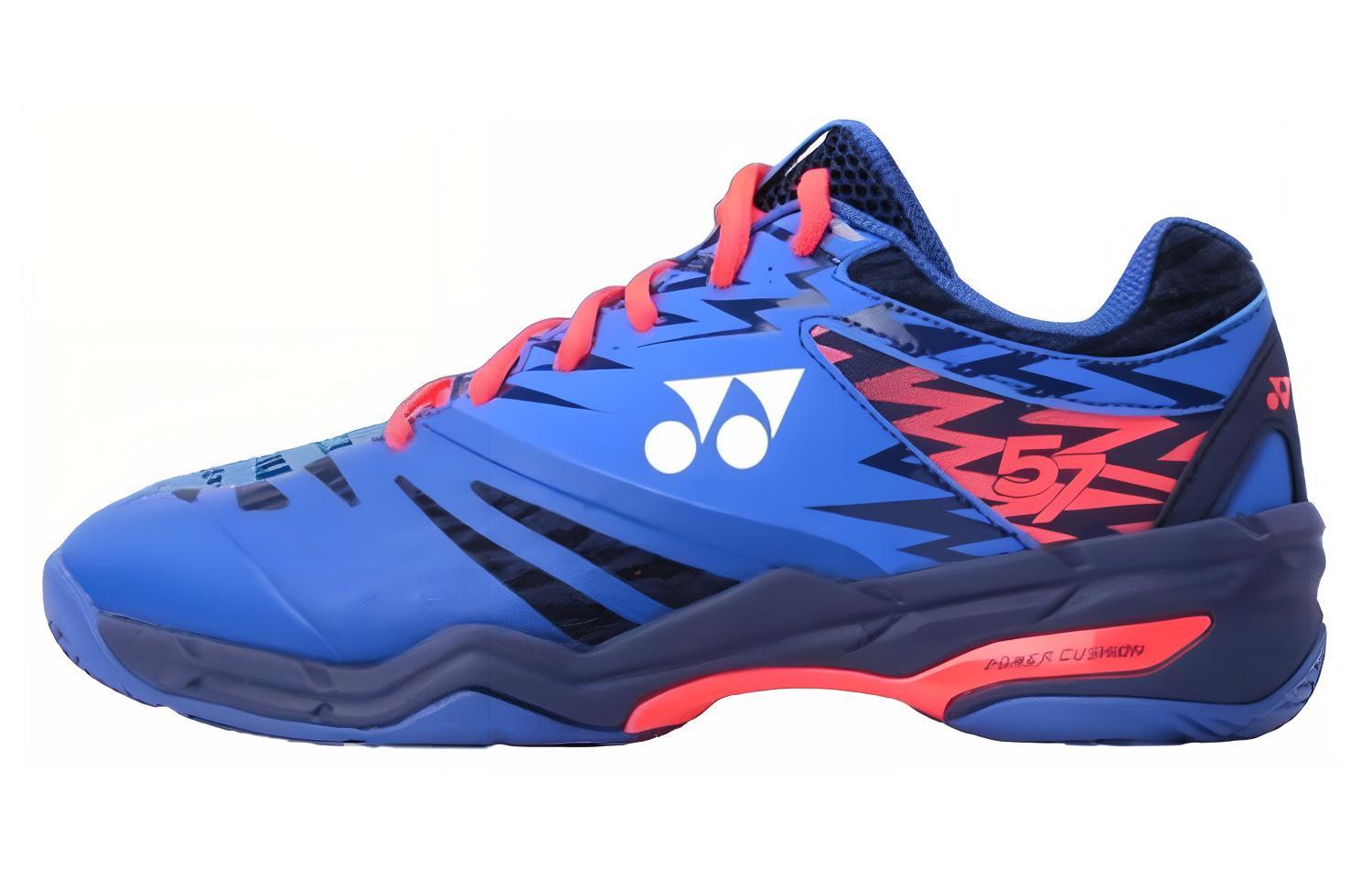 YONEX Cushioning Slip Resistant Low top Badminton Shoes Unisex Blue