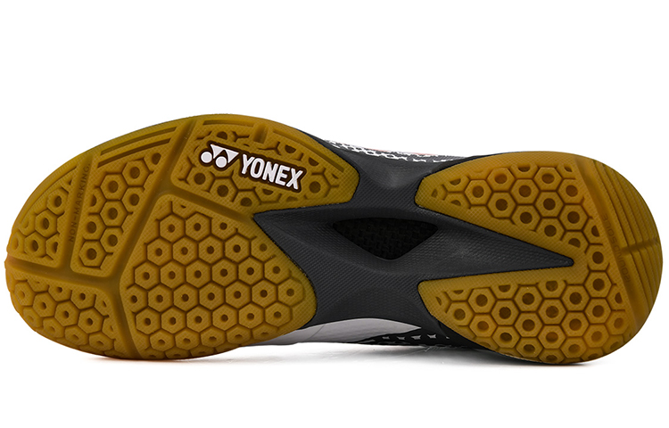 YONEX Badminton Shoes Women’s Low Top White Orange