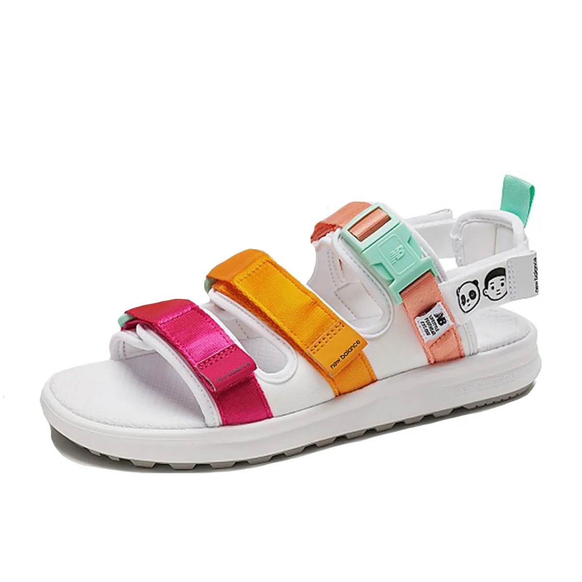 New Balance X Noritake 750 Sport Sandals White/Orange/Purple