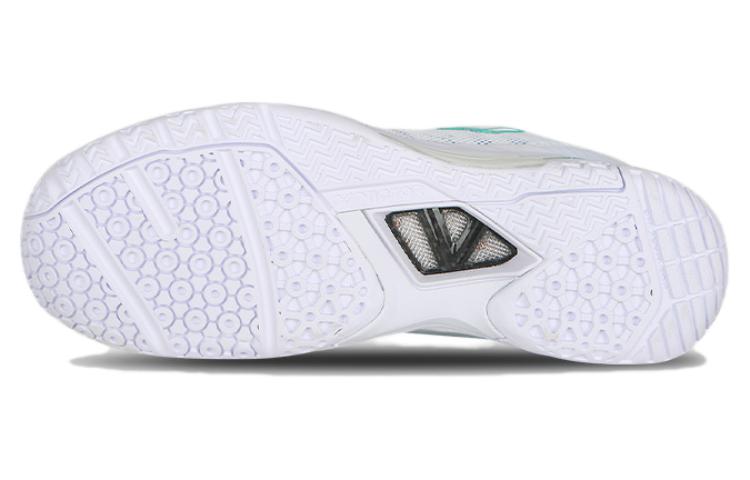 VICTOR Cushioning Slip Resistant Breathable Lightweight Low top Badminton Shoes Unisex White Blue