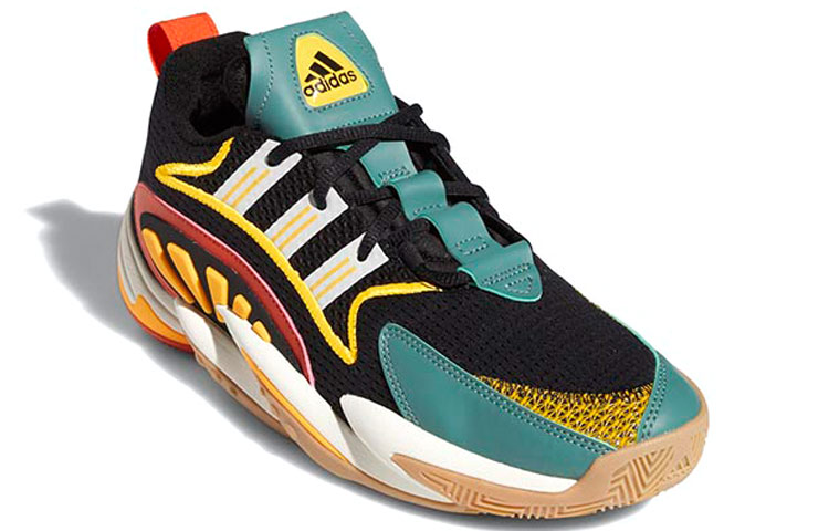Мужские кроссовки adidas originals Crazy BYW 2.0 (черные) — Чёрный / золотой — фото 3