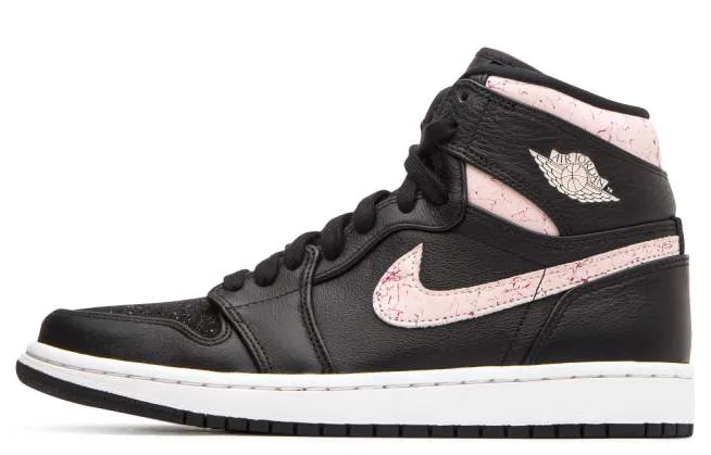 Jordan 1 Retro High Black Silt Red Women's
