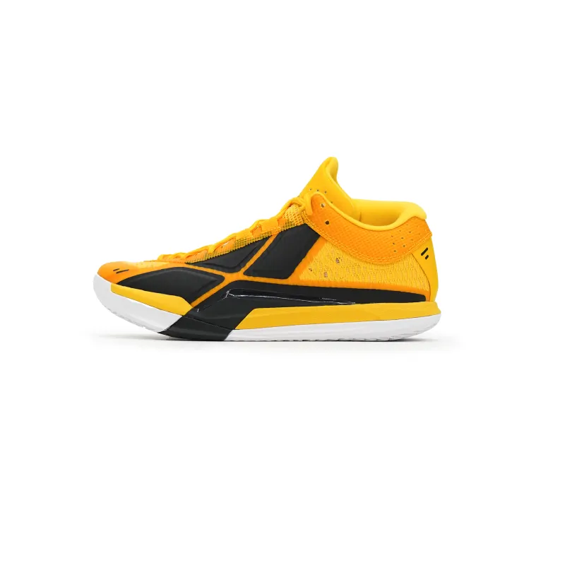 Serious Player Only Cushioning Slip Resistant Abrasion Resistant Mid top Basketball Shoes Men's Bumblebee