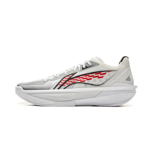 Li Ning ULTRALIGHT Low top Basketball Shoes Men's White