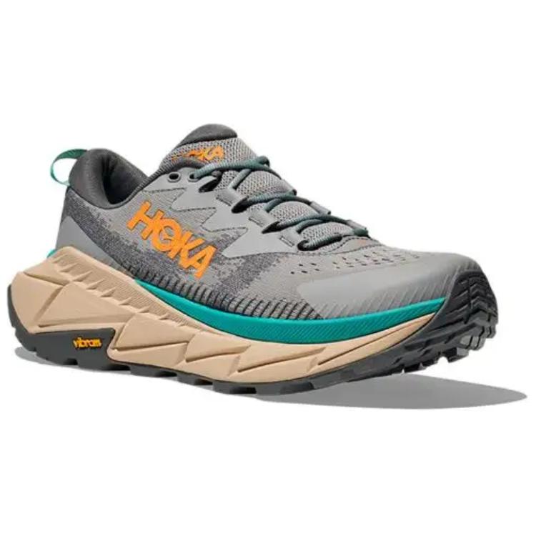 HOKA ONE ONE SKYLINE FLOAT X Soft And Comfortable Slip Resistant Abrasion Resistant Low top Hiking Shoes Men’s Gray