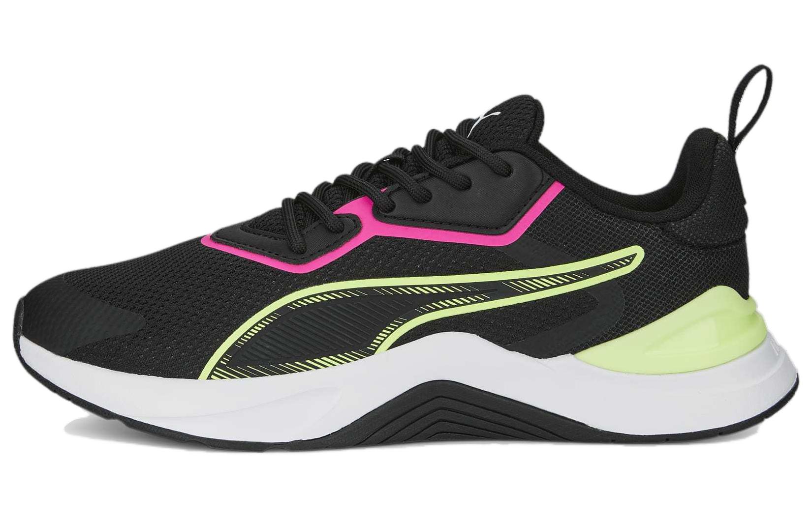 PUMA Infusion Low top Training Shoes Women's Black Pink Yellow