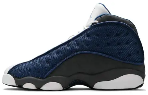 Jordan Air Jordan 13 Retro Flint Comfortable Casual High Top Retro Basketball Shoes Men's Navy Blue 2005