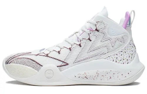 LiNing Li Ning CJ-1 McCallum Generation Comfortable and Versatile Fabric Synthetic Leather TPU Shock Absorbing Anti-Slip Wear Resistant Wrapping Support Mid-top Basketball Shoes Men's Beige