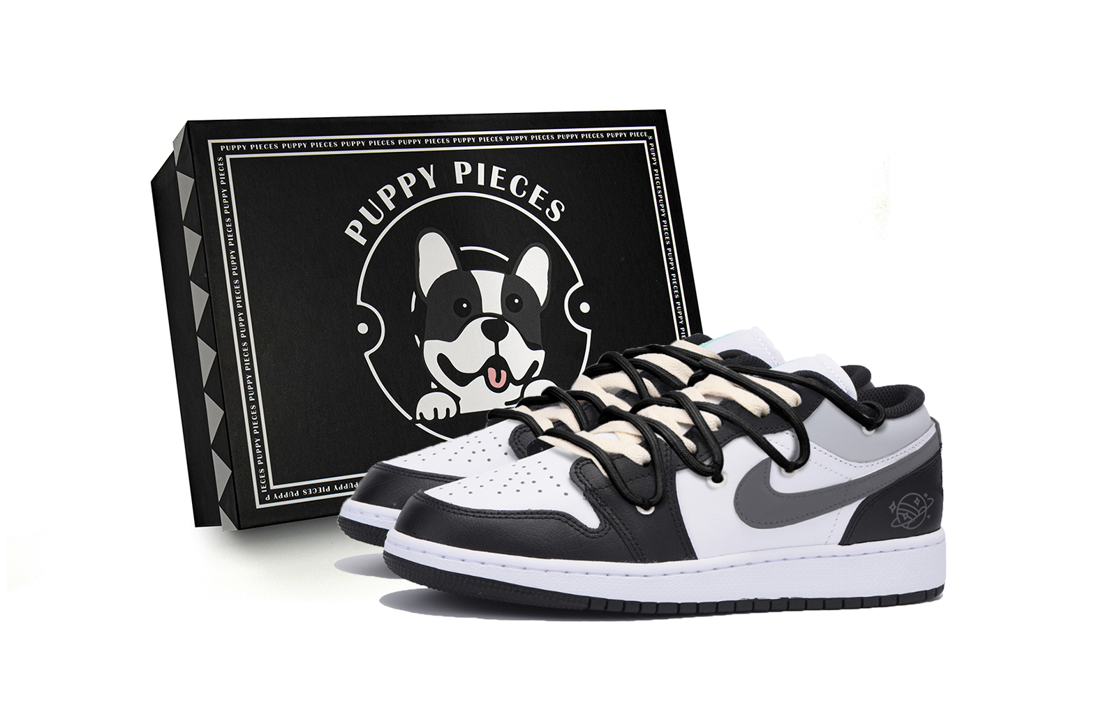 Jordan Air Jordan 1 Abrasion Resistant Low top Vintage Basketball Shoes Men’s Dark Gray