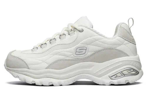 Skechers Premium Clunky Shoes Gray/White Women's