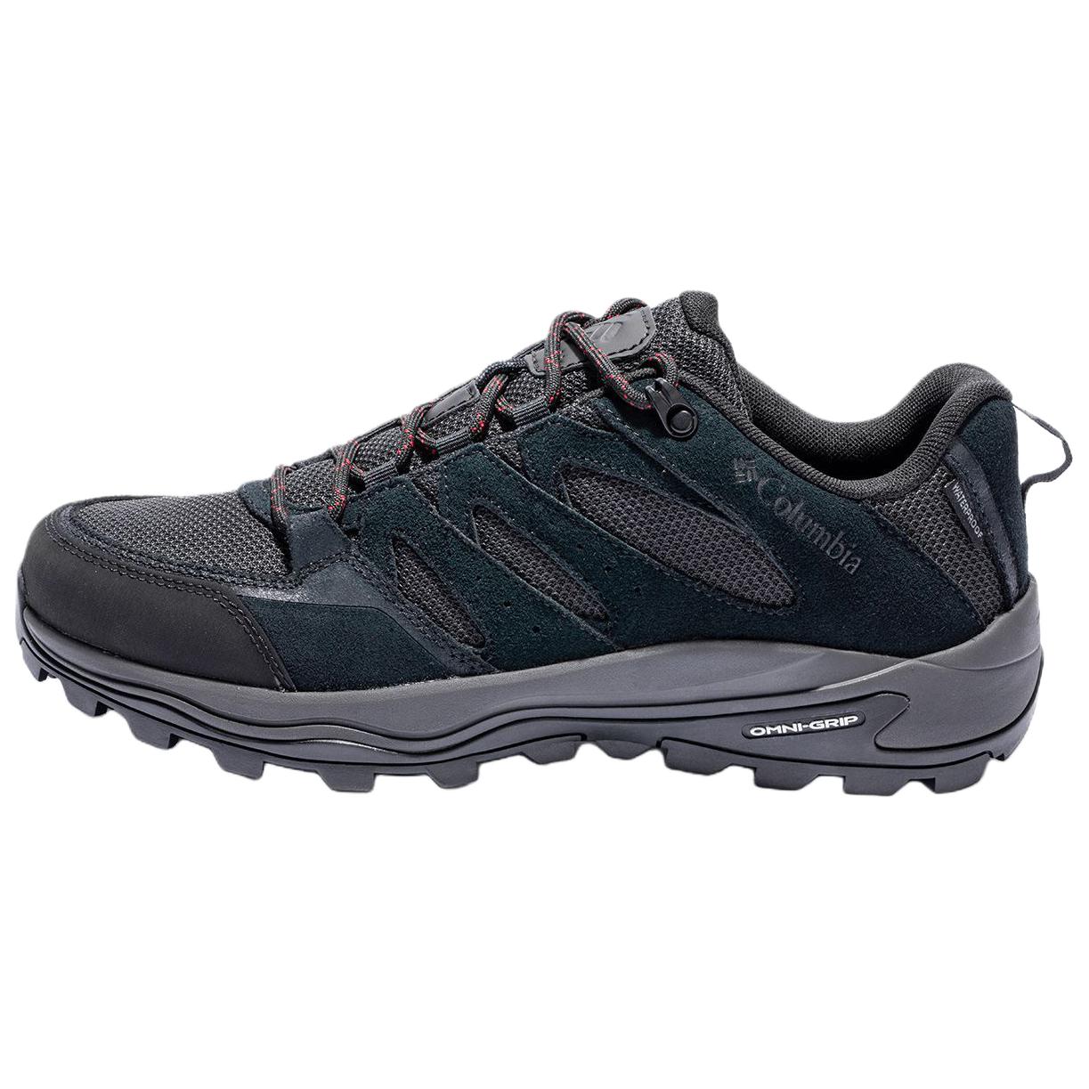 Columbia Hiking Slip Resistant, Abrasion Resistant, Breathable Low top Hiking Shoes Men’s Gray Black