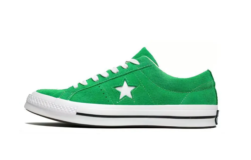 One Star Converse Ox 'Green Suede'