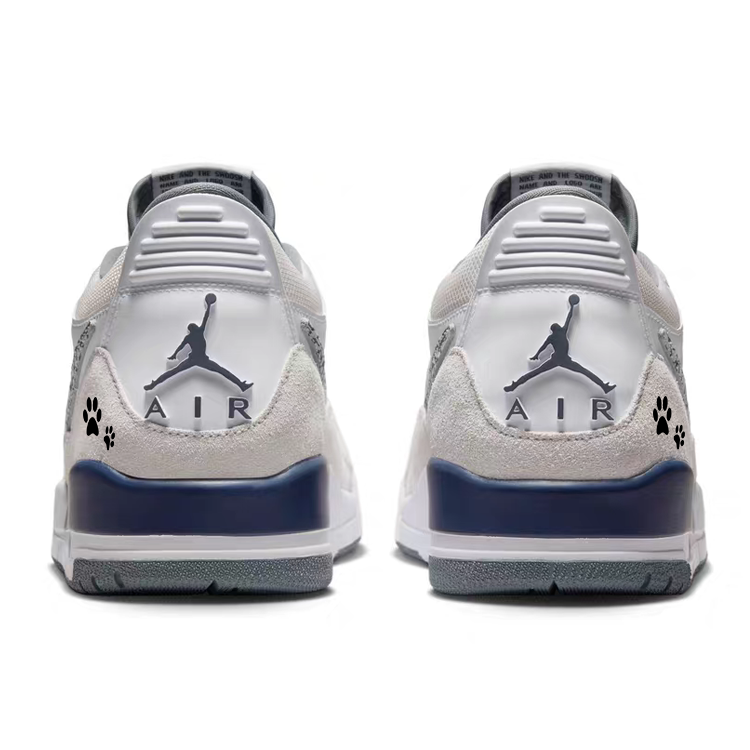 Jordan Legacy 312 Vintage Basketball Shoes Men’s Low Top Gray/White