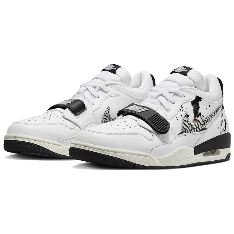 Jordan Air Jordan 1 Cushioning Slip Resistant Abrasion Resistant Mid top Vintage Basketball Shoes Men’s Black White