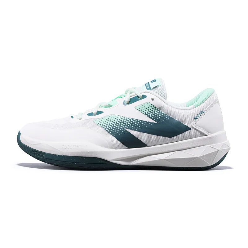 New Balance NB 796 Slip Resistant, Abrasion Resistant, Breathable Low top Tennis Shoes Women's White Green