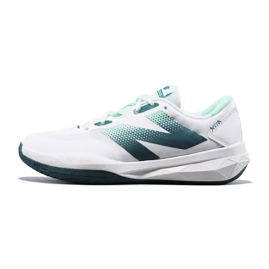 New Balance NB 796 Slip Resistant, Abrasion Resistant, Breathable Low top Tennis Shoes Women's White Green