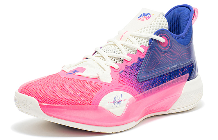 361° Zen 5 WTA Slip Resistant Abrasion Resistant Low top Basketball Shoes Men’s Neon Pink