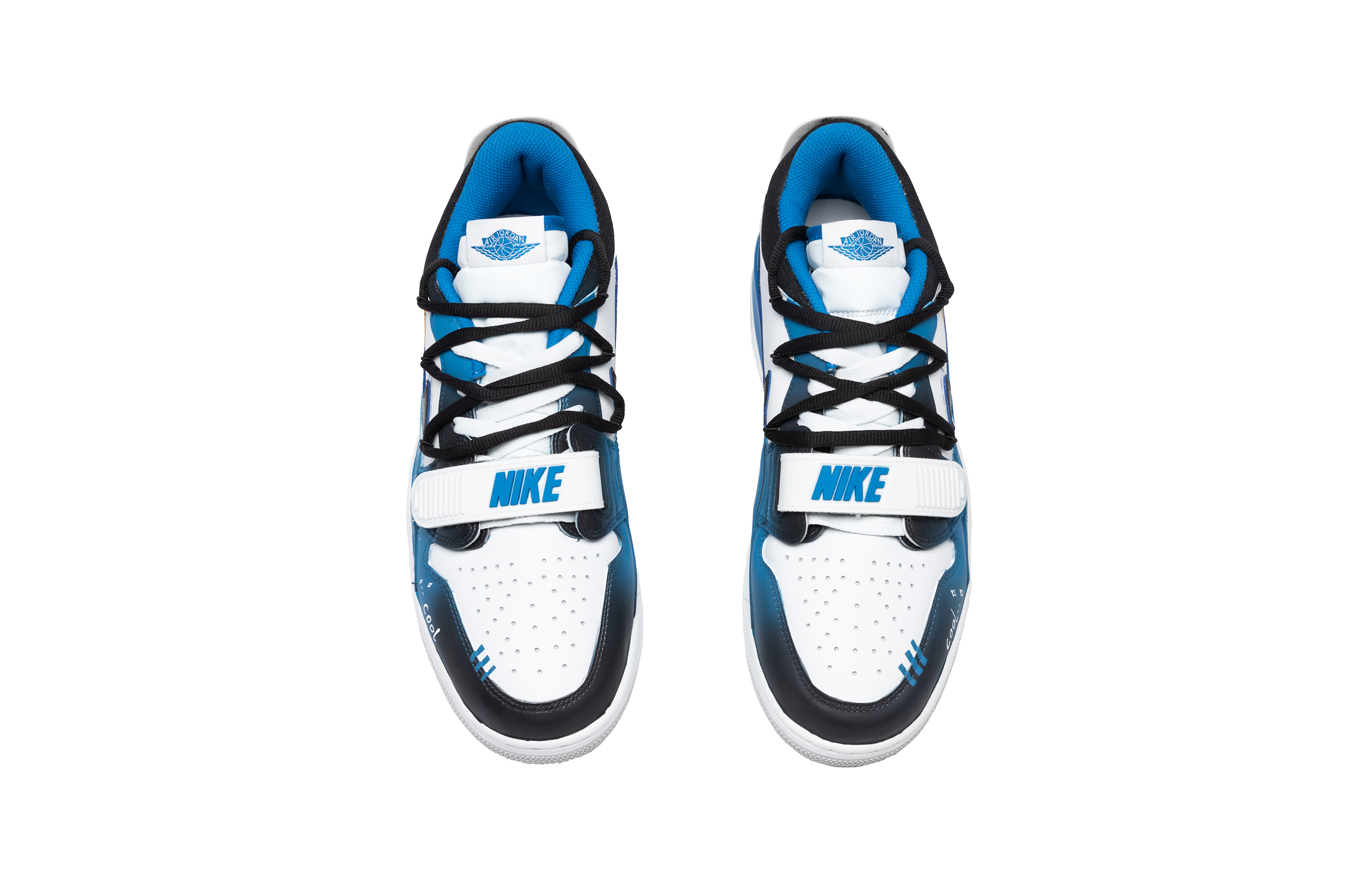 Jordan Legacy 312 Cushioning Slip Resistant Low top Vintage Basketball Shoes Men’s Blue Gray