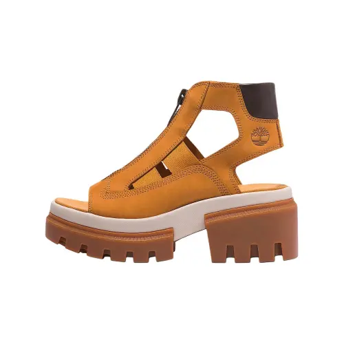 Timberland Everleigh Beach Sandals Women's Yellow