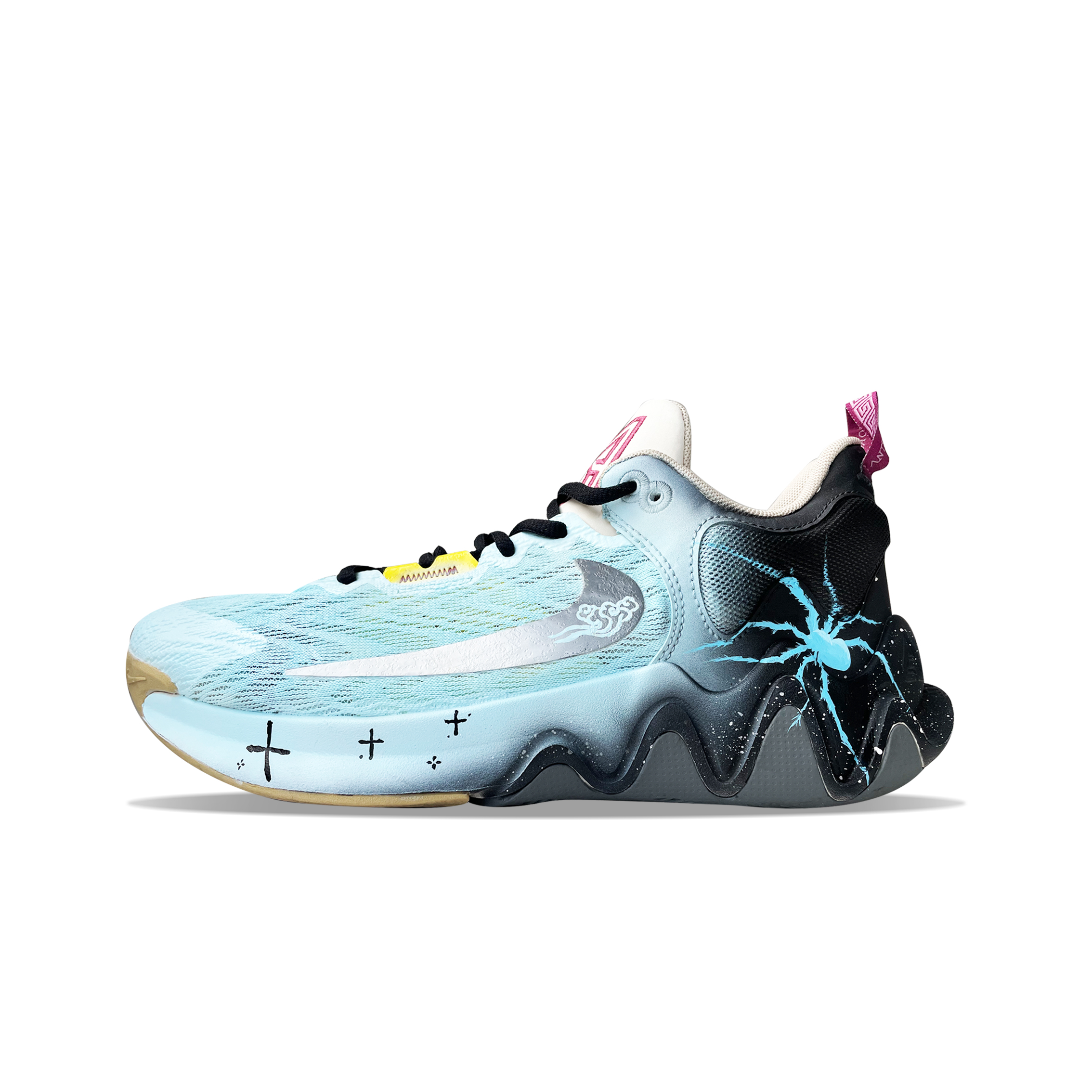 Nike Giannis Immortality 2 Mint Sea Trendy Abrasion Resistant Low top Basketball Shoes Unisex Light Blue