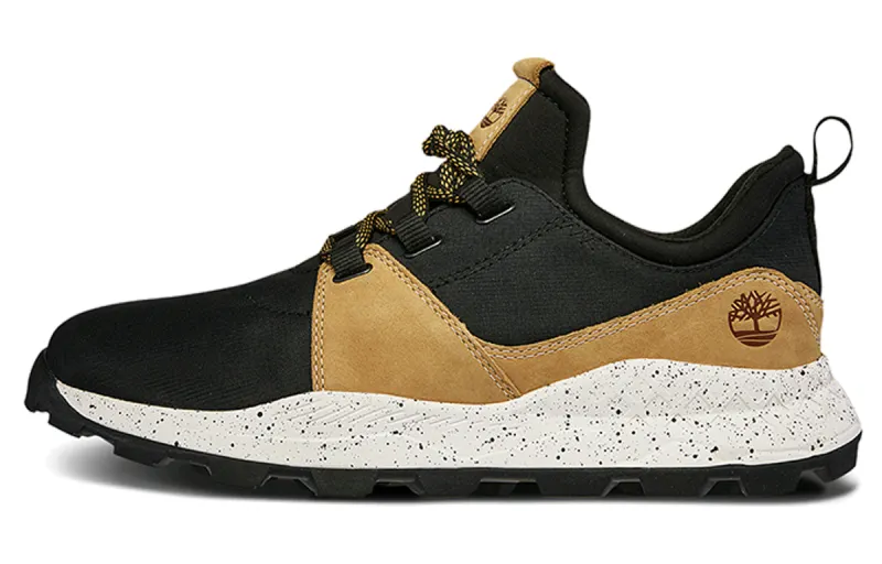 Timberland BROOKLYN Collection Mountaineering & Hiking Shoes Men's Low Top Black/White/Chestnut