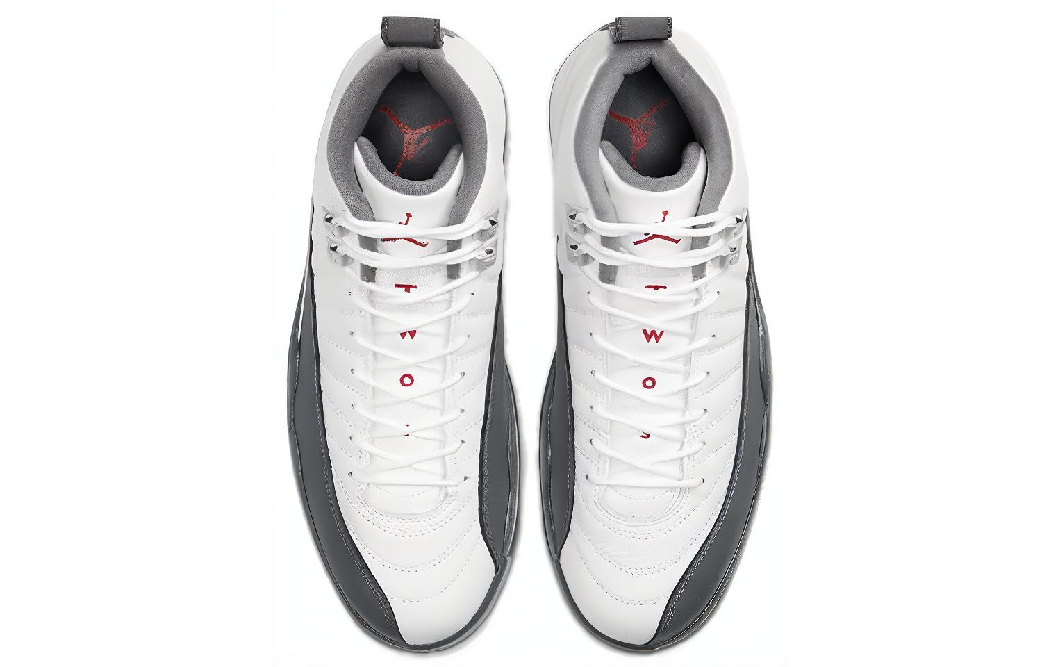 Jordan 12 Retro White Dark Grey