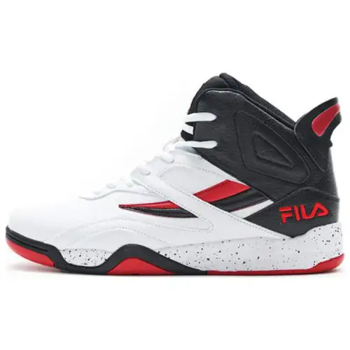 FILA DEREVERSE Cushioning, Wear Resistant Mid top Basketball Shoes Men's White