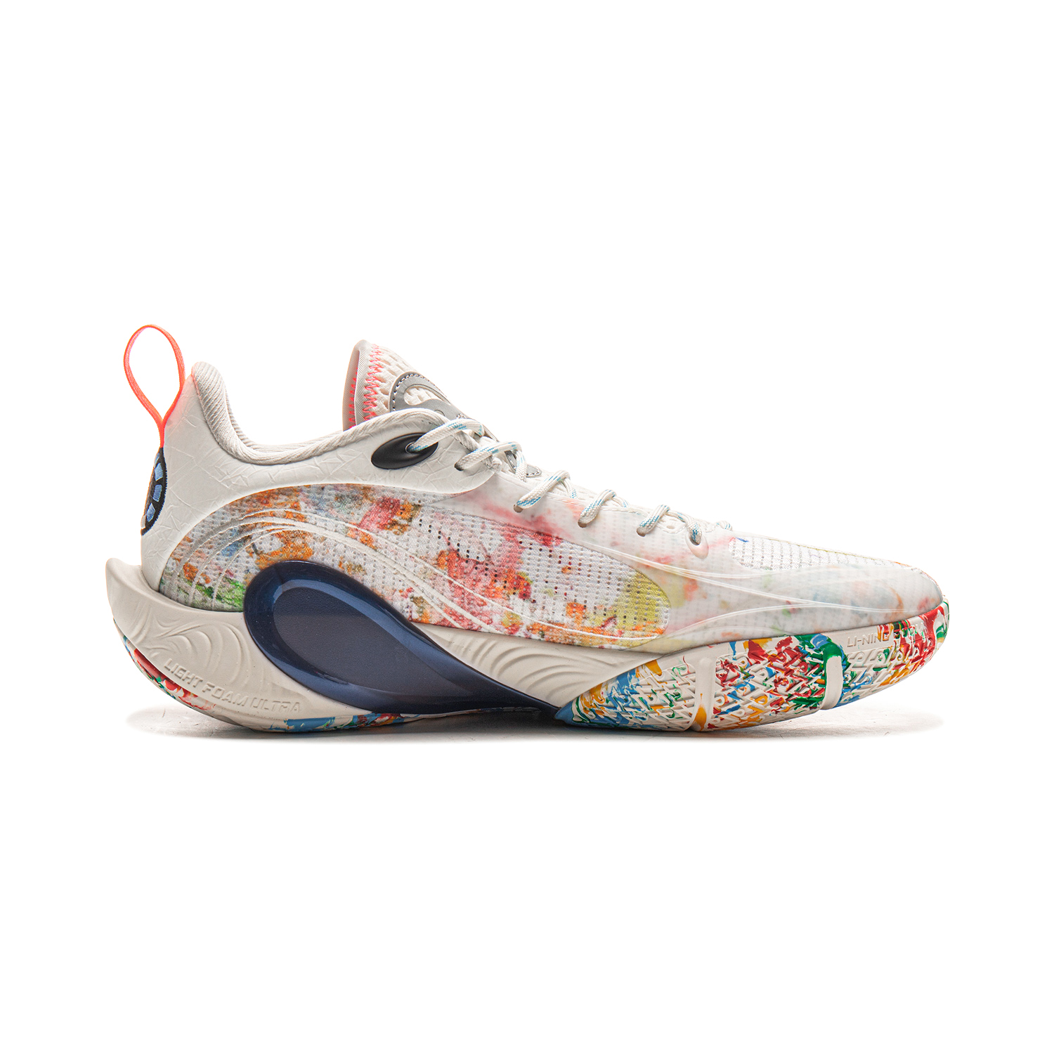 Li Ning DLO1 Cushioning Low top Basketball Shoes Men’s Ivory