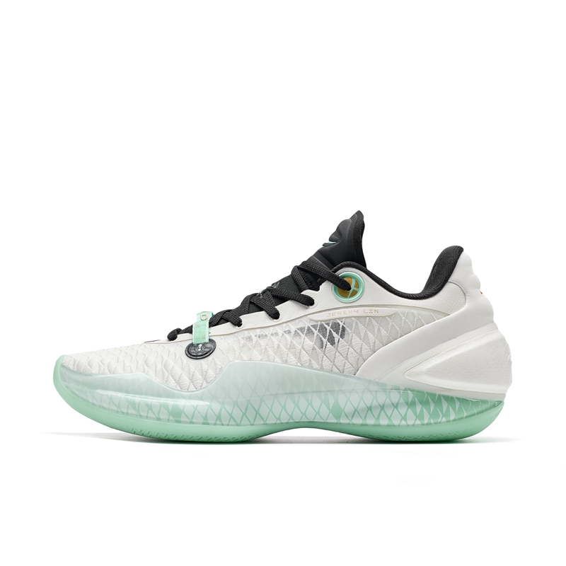 XTEP Jeremy Lin 5 Cushioning Slip Resistant Abrasion Resistant Low top Basketball Shoes Men’s Azure Dragon
