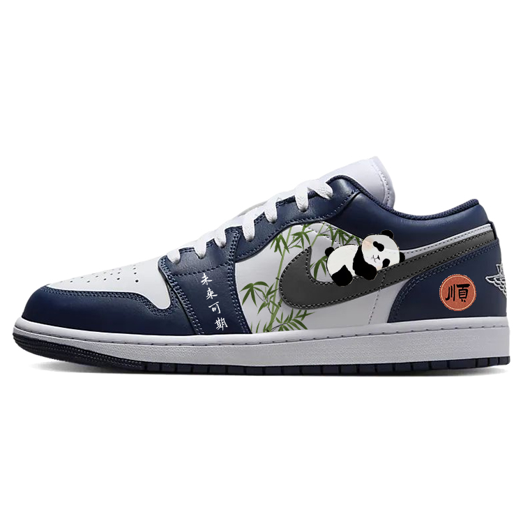 Jordan Air Jordan 1 Vintage Basketball Shoes Men’s Low Top White/Blue