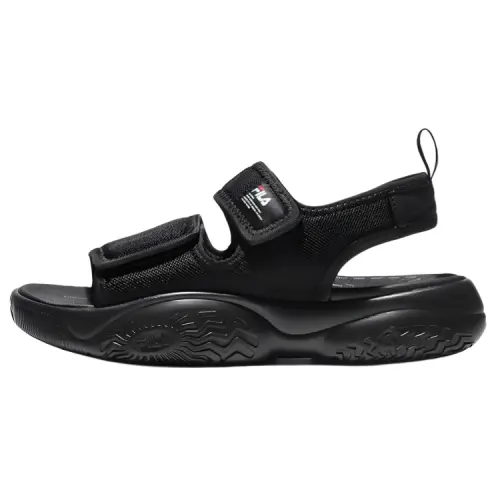FILA Tapered Sandals Beach Sandals Unisex Black